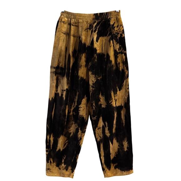 Uru Kristine St. RRik Velour Elastic Waistband Pull on Tie Dye Women Pant Large - Picture 1 of 6